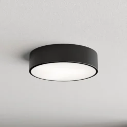 Kattovalaisin Cleo 300, IP54, Ø 30 cm musta