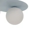 Kattovalaisin Cloud, sininen, 3-lamppuinen, lasi, pituus 51 cm, G9