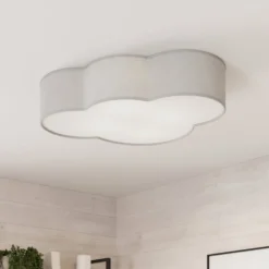 Kattovalaisin Cloud, tekstiili, pituus 62 cm, harmaa