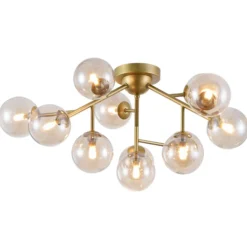 Kattovalaisin Dallas, jossa 12 lasipalloa, kulta