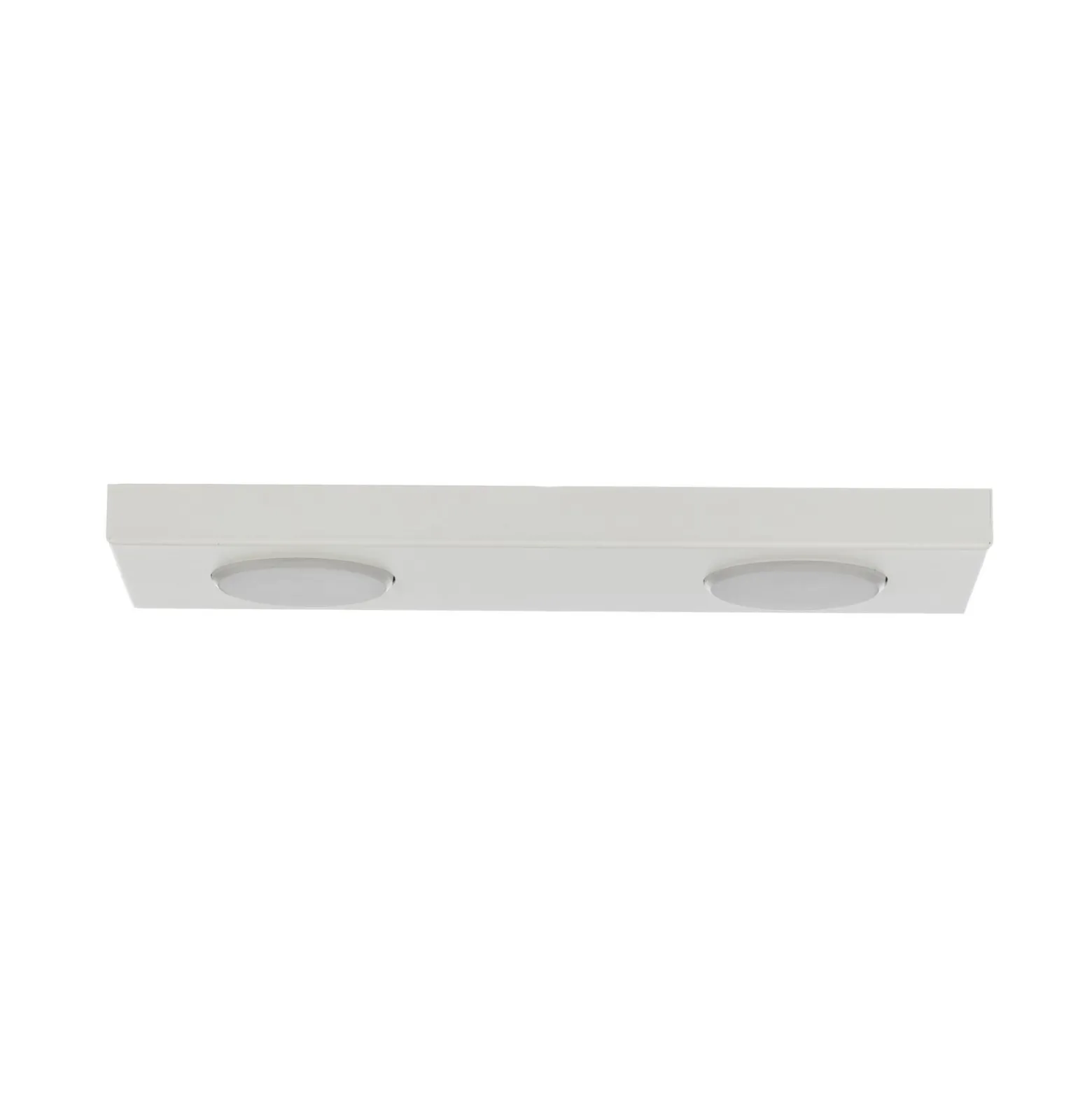 Kattovalaisin Hero, valkoinen, 2-lamppuinen, 35 x 12 cm, metalli, GX53