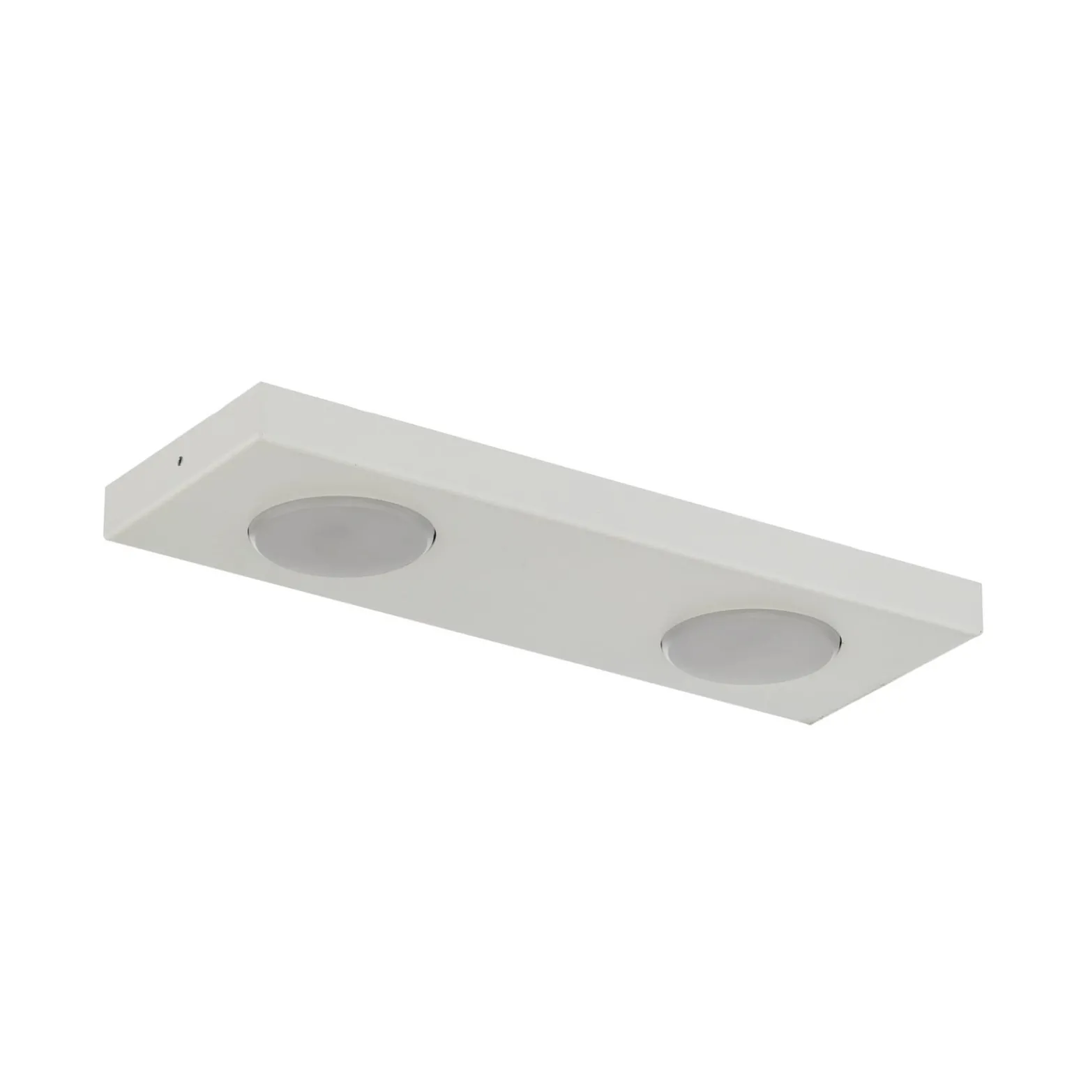Kattovalaisin Hero, valkoinen, 2-lamppuinen, 35 x 12 cm, metalli, GX53