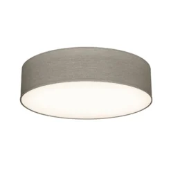 Kattovalaisin Litora, taupe, Ø 38 cm, tekstiili, E27