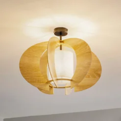 Kattovalaisin Modern C M puusäleillä Ø 50 cm