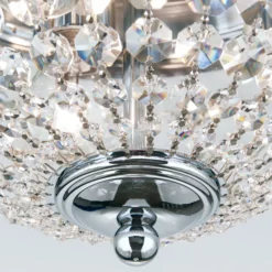 Kattovalaisin Plafond, kromi/läpinäkyvä, Ø 35 cm