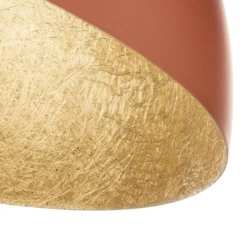 Kattovalaisin Sfera, Ø 50 cm, punainen/kultainen, metalli, E27