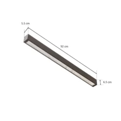 Kattovalaisin Straight musta 92 cm