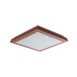 Kattovalaisin Tally, leveys 42 cm, terrakotta, puu, E27