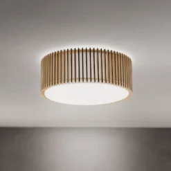Kattovalaisin Tarta, Ø 50 cm, puu, tekstiilidiffuusori, 4 x E27