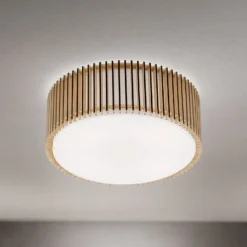 Kattovalaisin Tarta, Ø 50 cm, puu, tekstiilidiffuusori, 4 x E27