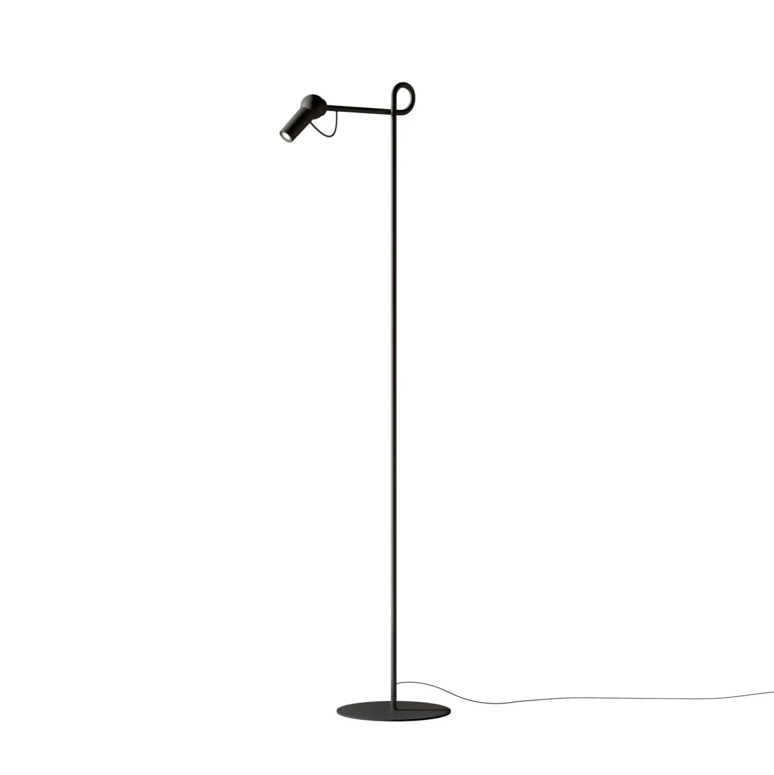 kdln LED-lattiavalaisin Bird, musta, 126 cm, metalli, himmennettävä