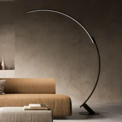kdln LED-lattiavalaisin Kyudo, musta, korkeus 212 cm