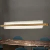 kdln LED-riippuvalaisin Nami, messinkivärinen, pituus 150 cm