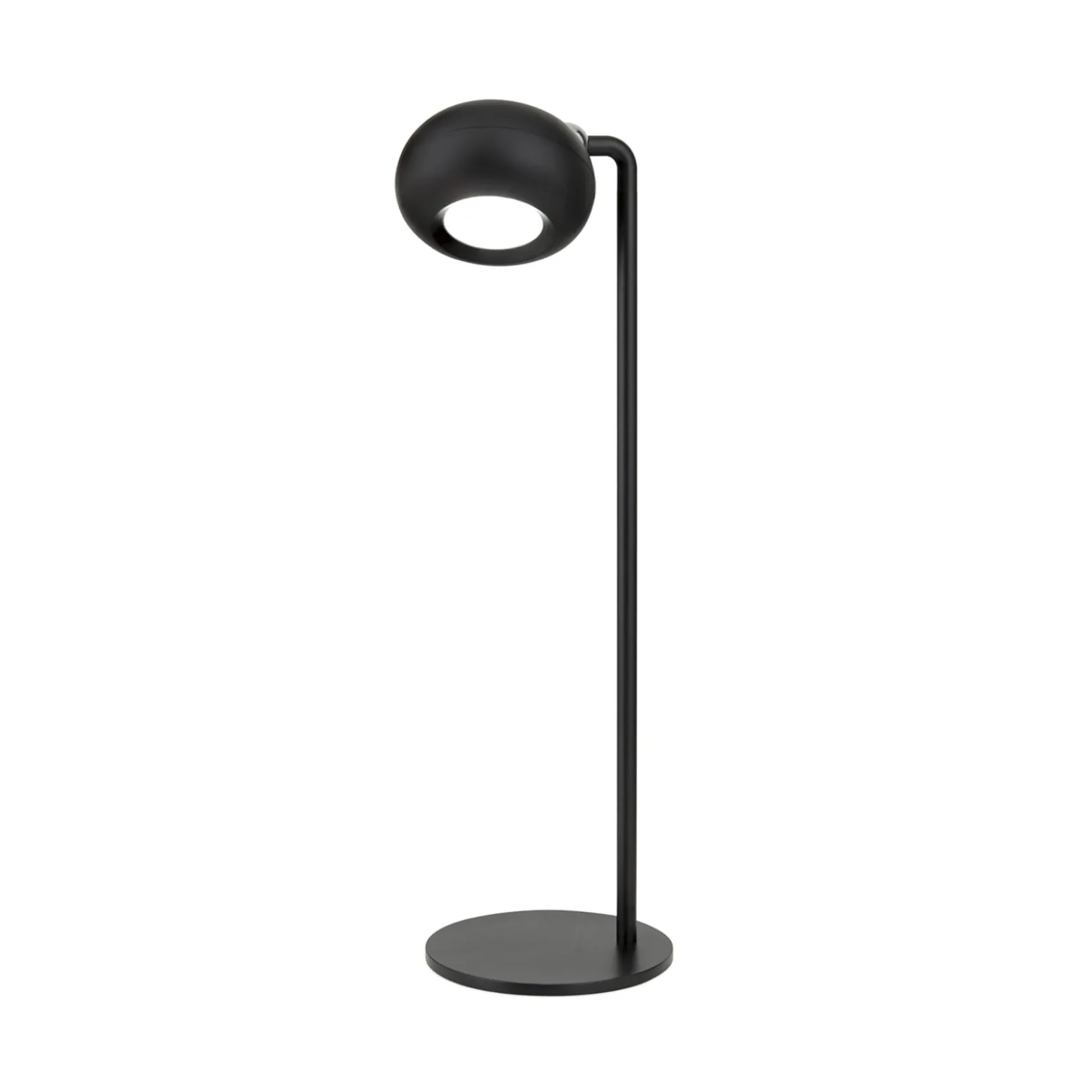 Kerby LED ladattava pöytävalaisin, musta, korkeus 40 cm, teräs/alumiini