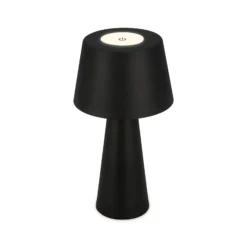 Kihi LED-pöytävalaisin ladattavalla akulla, musta