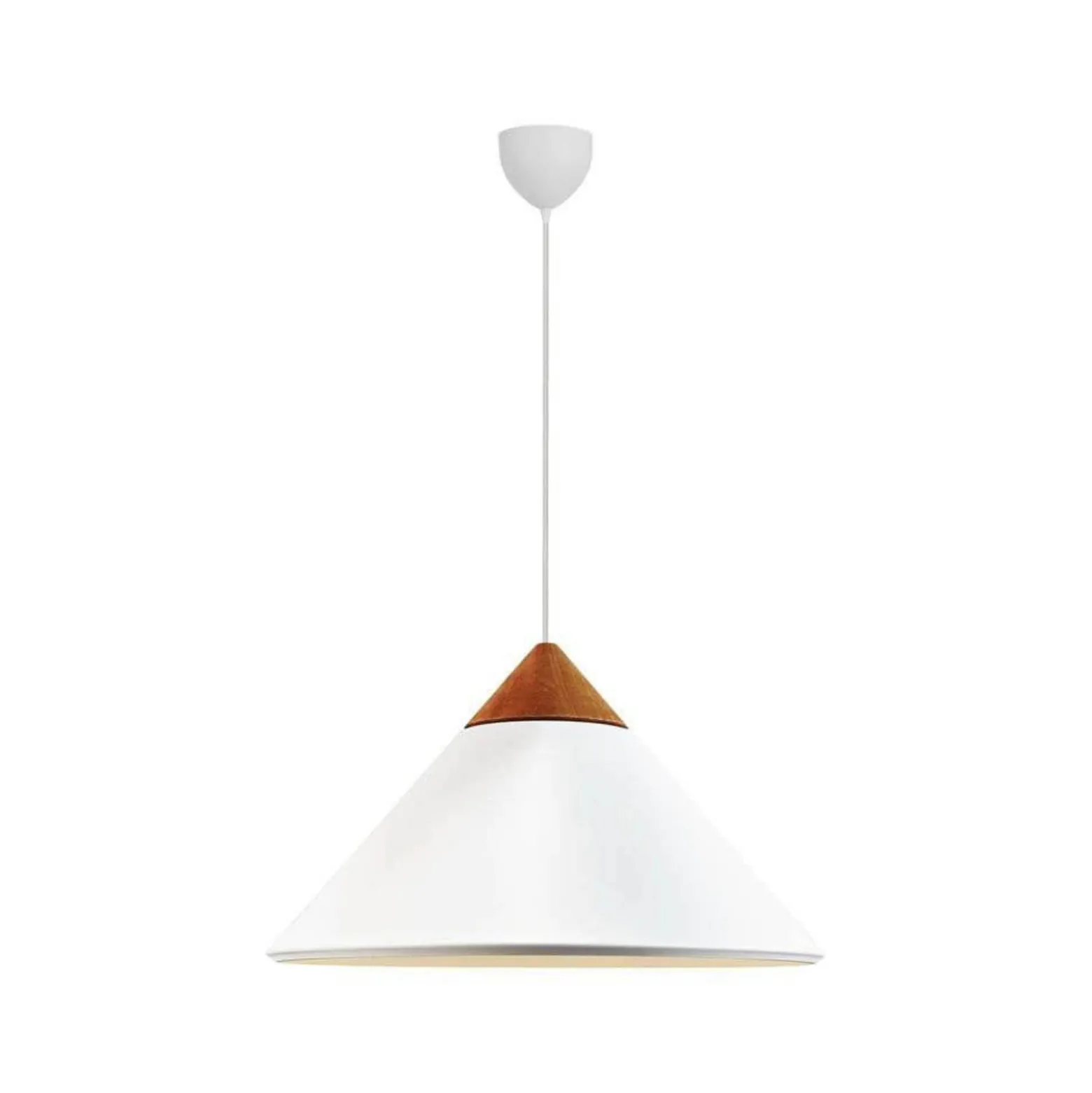 Kinto-riippuvalo, valkoinen, Ø 40 cm, metalli