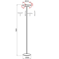 Kitel 79 LED-lattiavalaisin