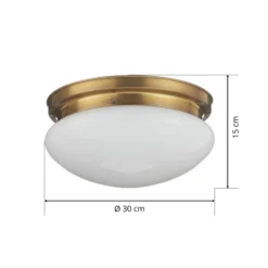 Klassinen kattolamppu Harry, Ø 30 cm