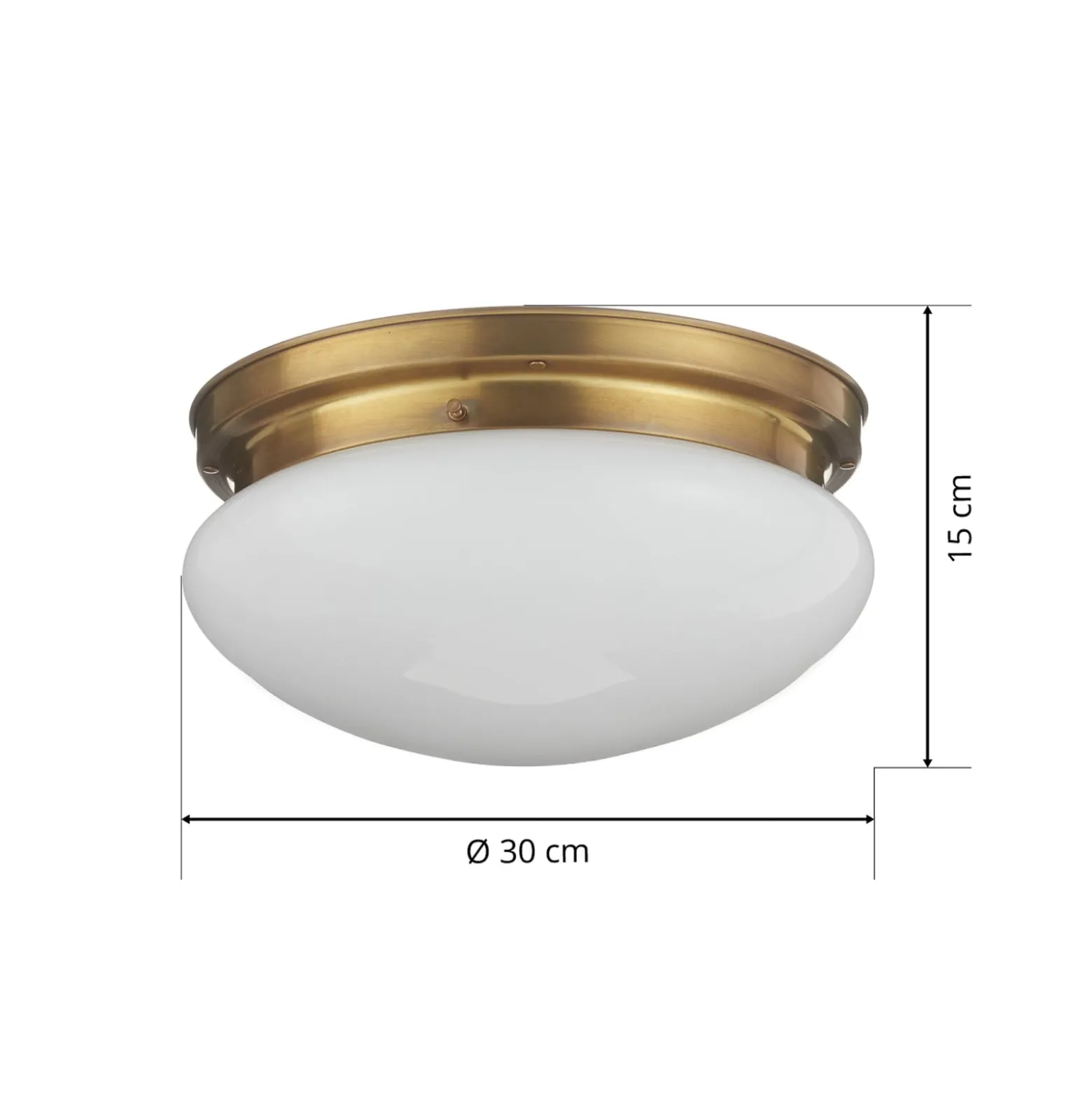 Klassinen kattolamppu Harry, Ø 30 cm