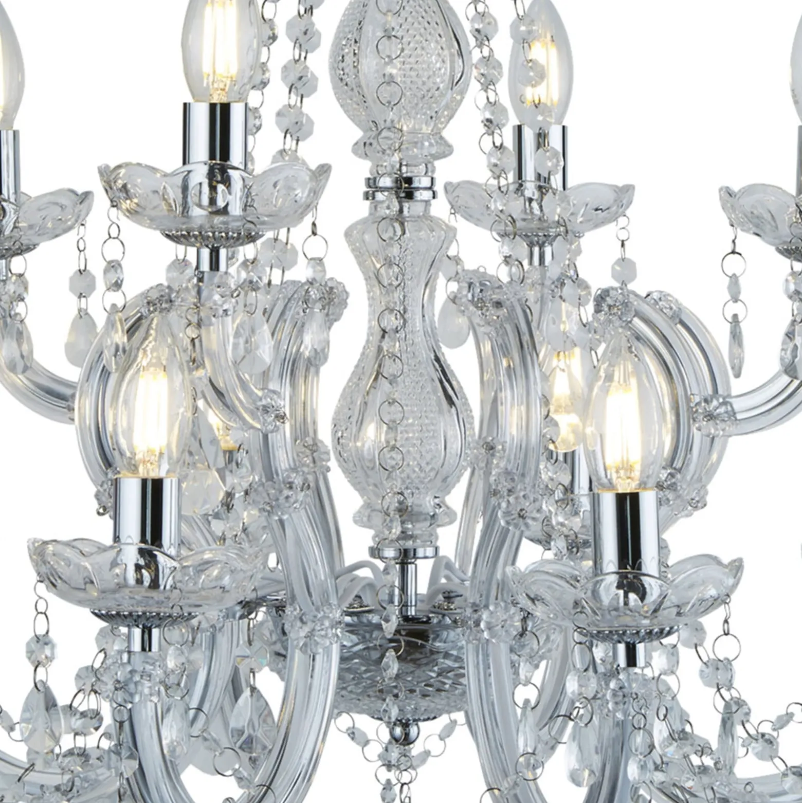 Klassinen MARIE THERESE -kattokruunu, 12-lamp.