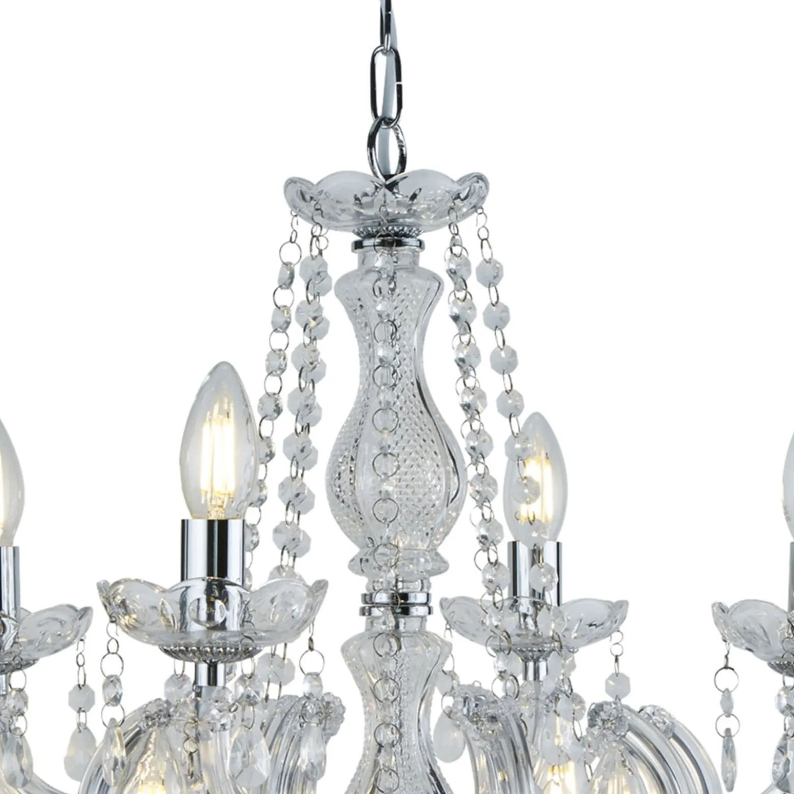 Klassinen MARIE THERESE -kattokruunu, 12-lamp.
