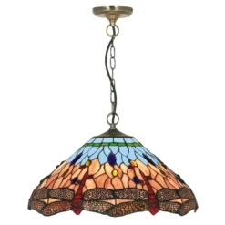 Klassinen Tiffany-tyylinen DRAGONFLY-riippuvalo