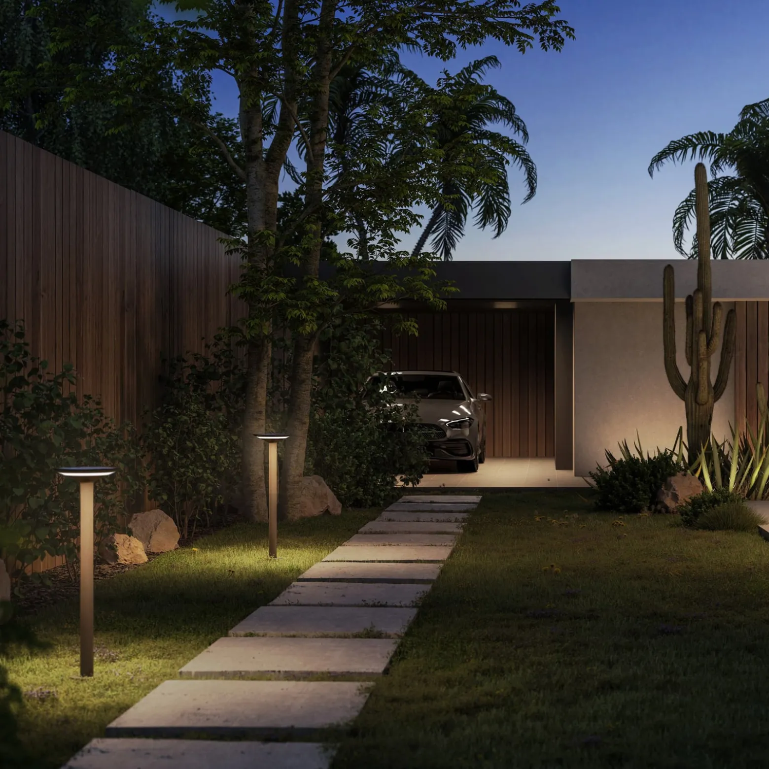 KLEWE Keope LED-aurinkokeinuvalaisin, antrasiitti, korkeus 80 cm, IP65