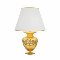 KOLARZ Anfora pöytävalaisin, värikäs, korkeus 65 cm, lasia