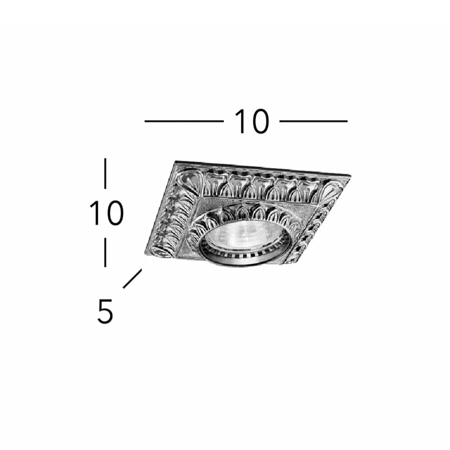 KOLARZ kattopilkku Milady, antiikkimessingin värinen, pituus 10 cm