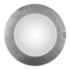 KOLARZ Moon Sun seinävalaisin, hopea, Ø 40 cm