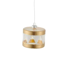 Koristeellinen riipus Elly LED-valolla, Ø 7 cm, kultainen