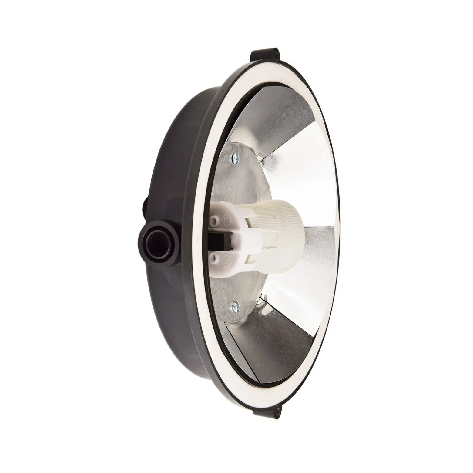 Kosteiden tilojen lamppu Sotano Retro musta Ø 18 cm muovi IP44