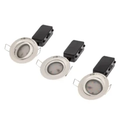 3 kpl LED-uppovalaisin Coin Slim, valkoinen, IP23