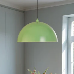 Kure-riippuvalaisin, mintunvihreä, metalli, Ø 60 cm, E27