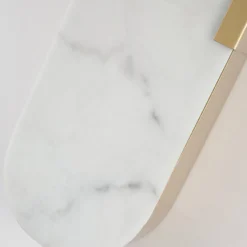 Kylpyhuoneen LED-seinälamppu Opaline, korkeus 50 cm, kullanvärinen