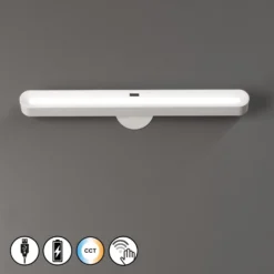 Ladattava LED-kaapinvalaisin Magnetics, valkoinen, anturi, 4 000K