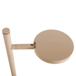 Ladattava LED-pöytävalaisin Lupa, beige, korkeus 45 cm, metallinen touchdim