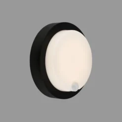 Ladattava LED-ulkoseinävalaisin 3765015, anturi, musta