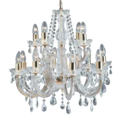 12-lamp. klassinen MARIE THERESE -kattokruunu