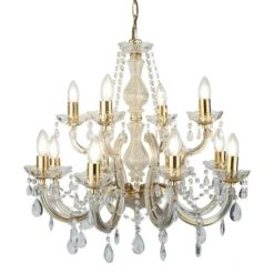 12-lamp. klassinen MARIE THERESE -kattokruunu