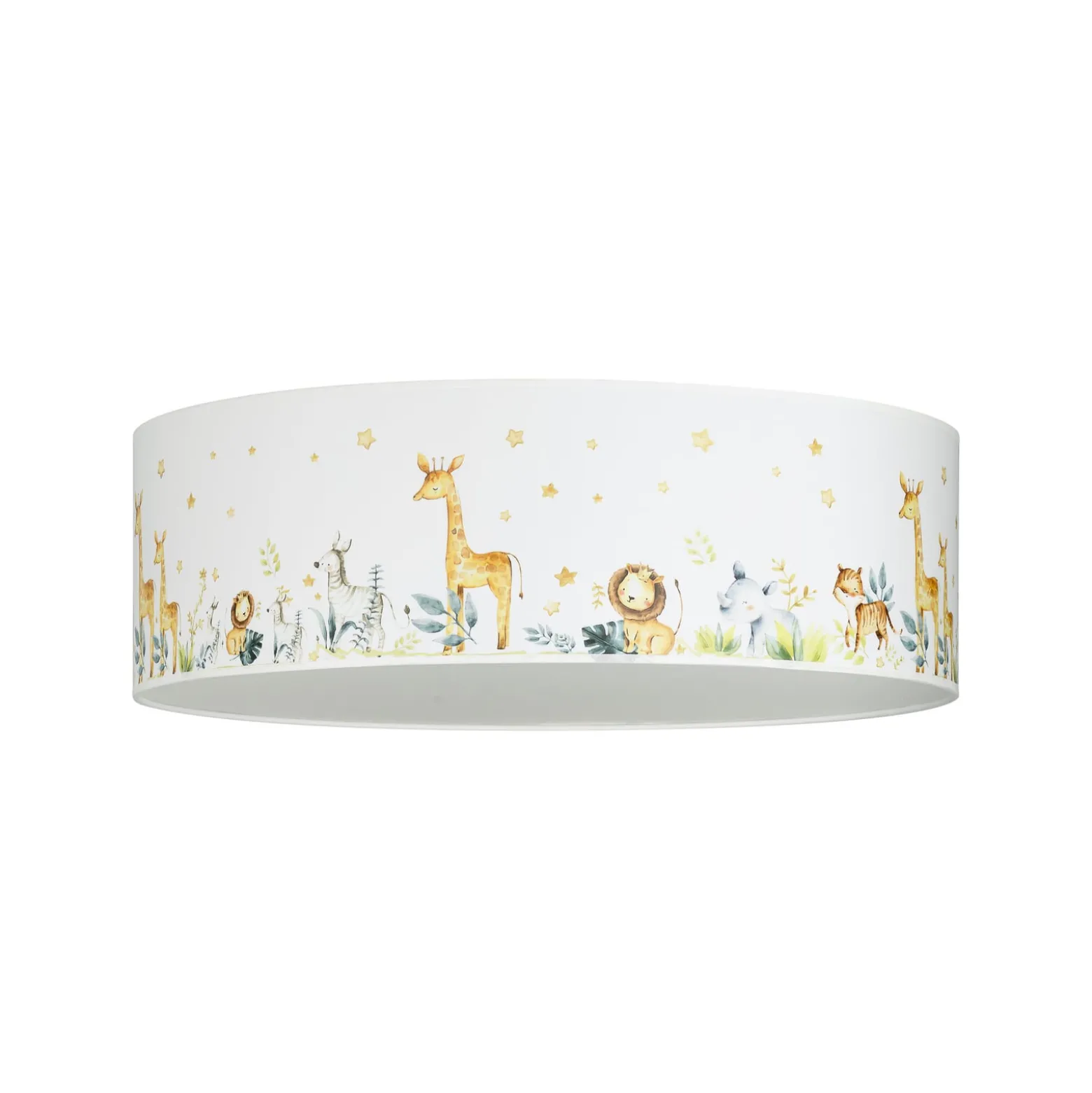 Lasten kattovalaisin Kids Print, värikäs/valkoinen, Ø50 cm, tekstiili