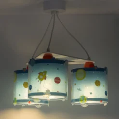 Lasten riipusvalaisin Planets, kolmivaloinen