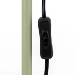 Lattiavalaisin Gili, teräs, vaaleanvihreä, korkeus 150 cm, E27