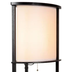 Lattiavalaisin Menno, musta, puuvilla, 162,3 cm, E27