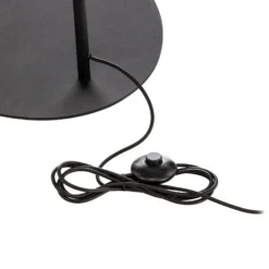 Lattiavalaisin Moby Black tekstiilivarjostimella