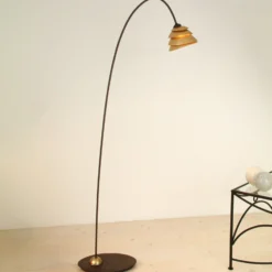 Lattiavalaisin SNAIL 1-lamp. rauta, ruskea-kulta