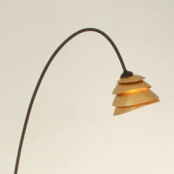 Lattiavalaisin SNAIL 1-lamp. rauta, ruskea-kulta