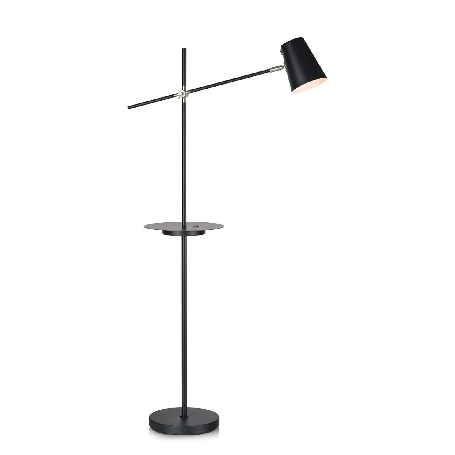 Lattiavalo Linear, sis. USB-latausaseman, musta