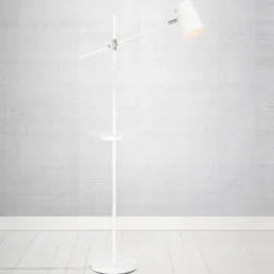 Lattiavalo Linear sis. USB-latausaseman, valkoinen