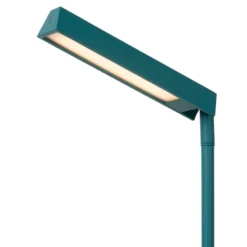 Lavale LED-lattiavalaisin, turkoosi, himmennettävissä, korkeus 138 cm